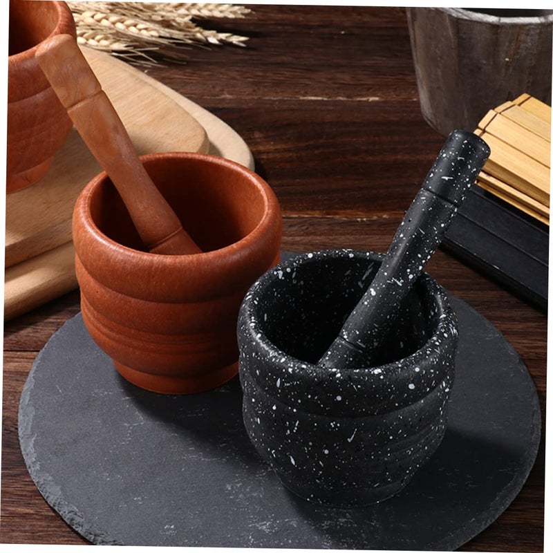 Garlic Press Crusher Mincer Masher Bowl Pestle Grinder Aesthetic Easy to Use for Cooking Enthusiasts - Image 3